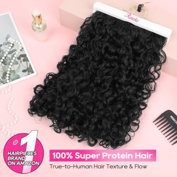 Curly Hair Extensions - 4PCS 18\